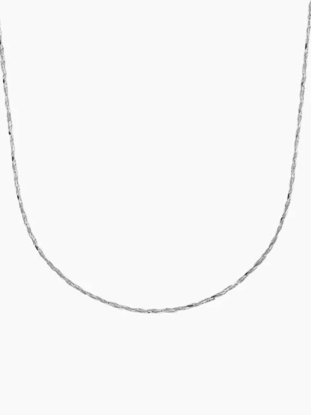 Brilliant Earth 20 in. Twist Chain Necklace in 14K White Gold